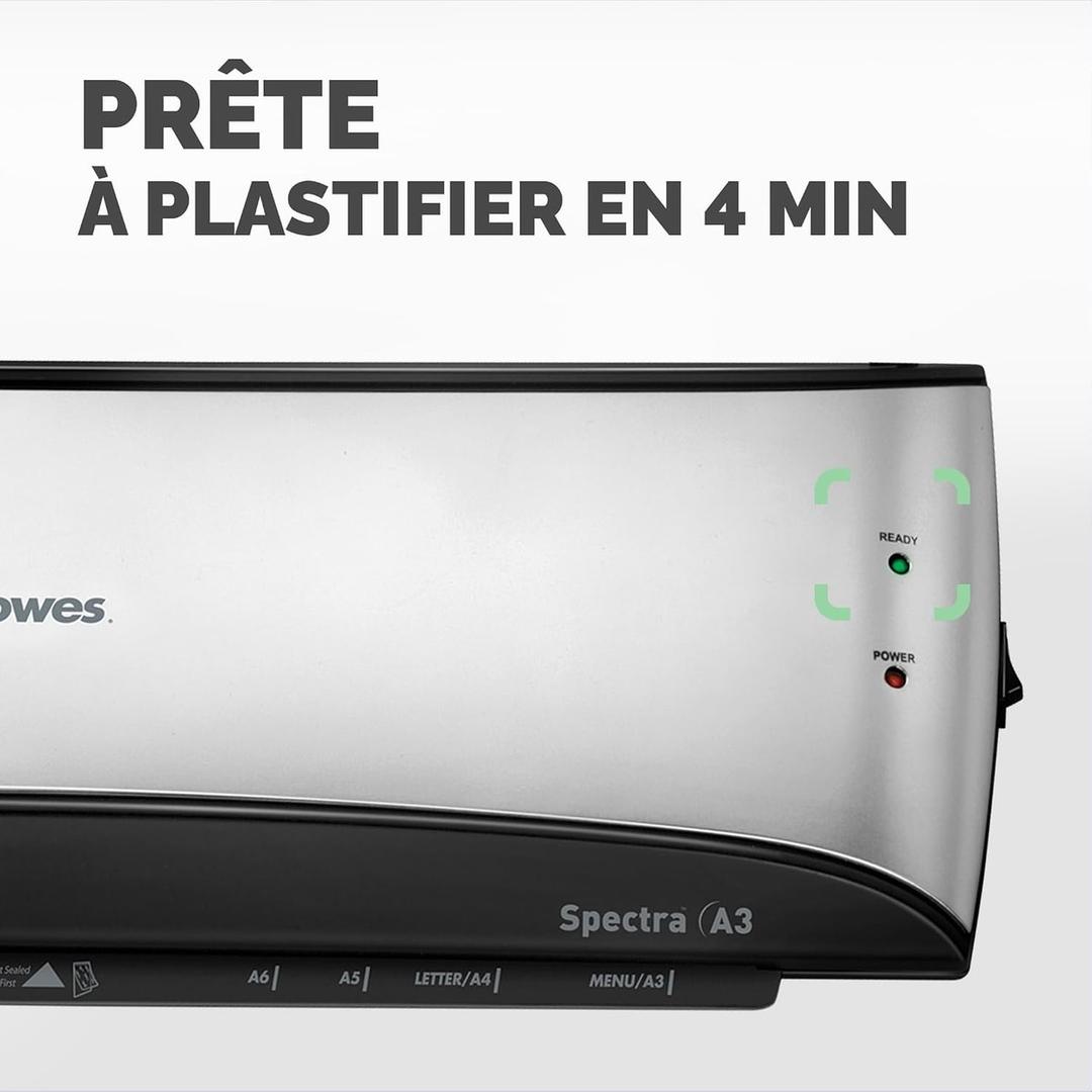 Plastifieuse à pochettes SPECTRA A3 FELLOWES — Vue 4
