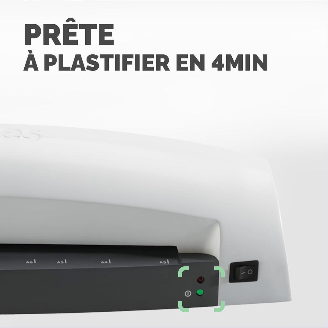 Plastifieuse à pochettes LUNAR+ A4 Bleue FELLOWES — Vue 4