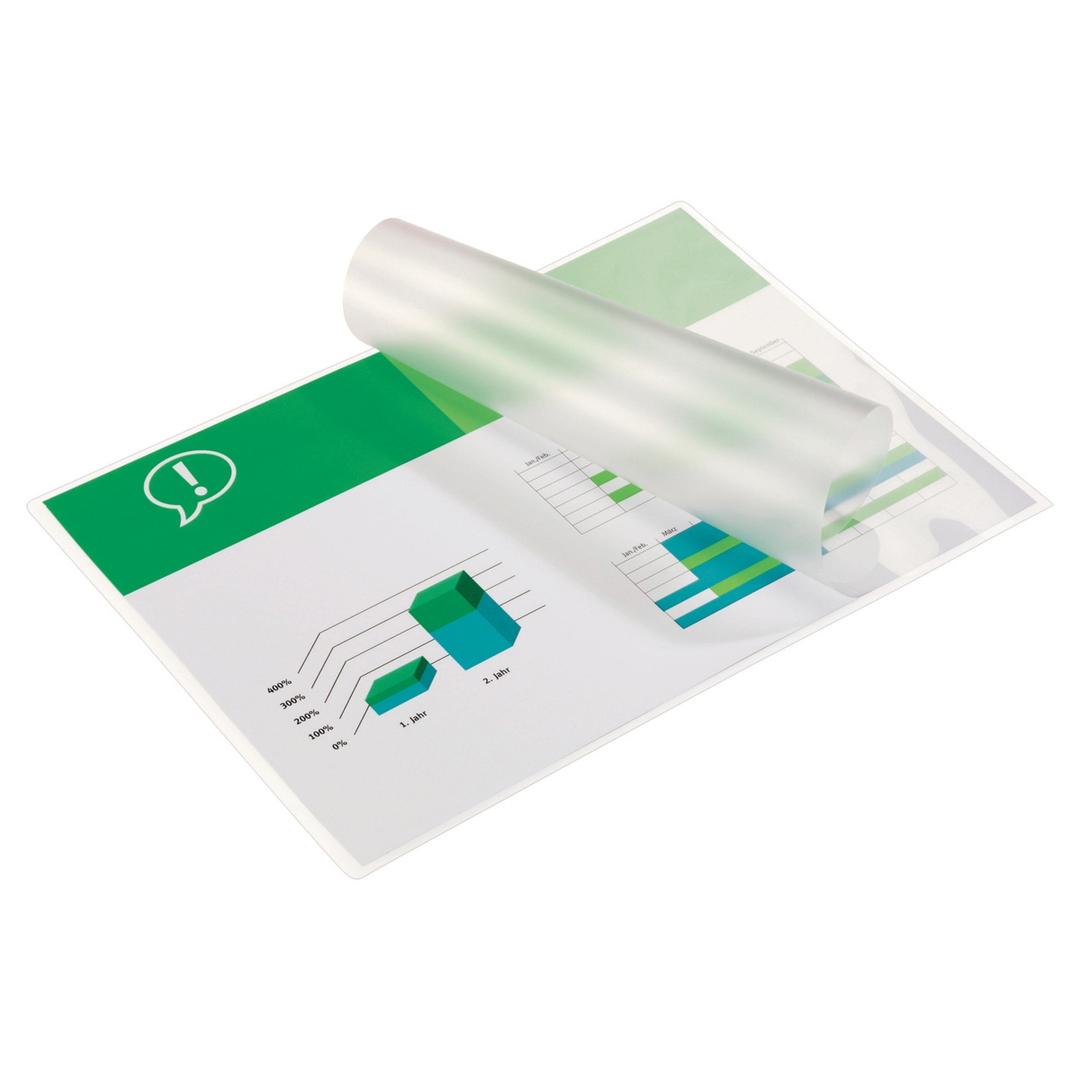 50 pochettes de plastification A4 250 microns brillantes GBC — Détails