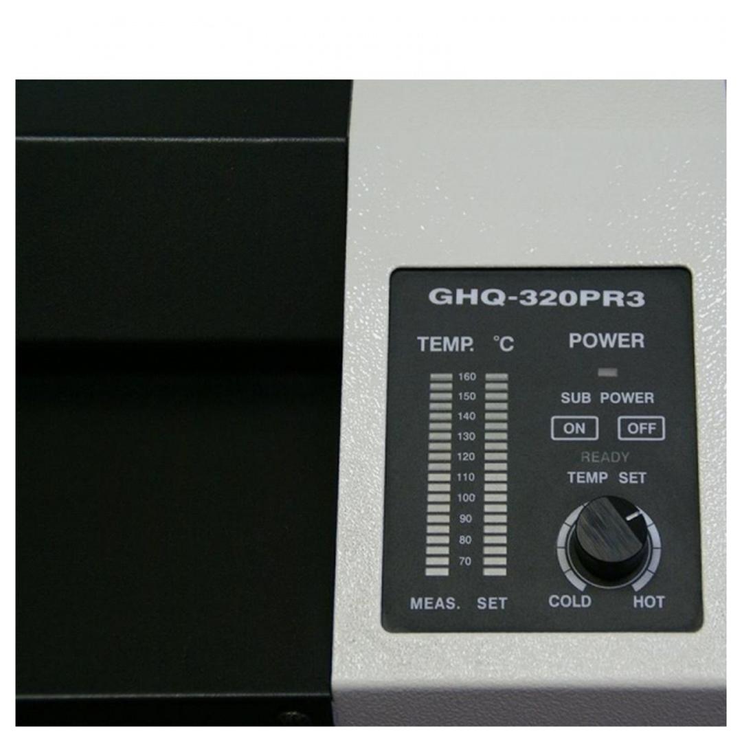 Plastifieuse GHQ-320PR3 GMP — Réglages