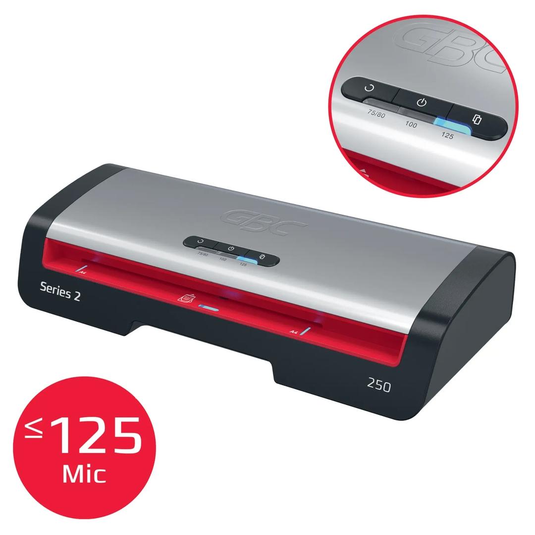 Plastifieuse à pochettes 250 Office A4 GBC — Jusqu'à 125 microns