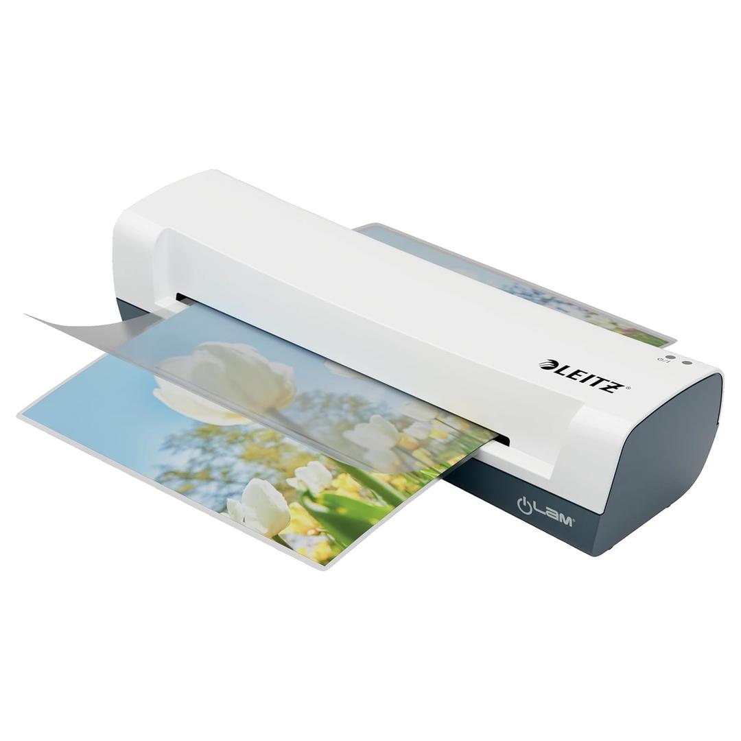 Plastifieuse à pochettes de bureau iLAM Home A4 Blanche LEITZ — Base