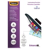 100 pochettes de plastification ImageLast A5 80 microns brillantes FELLOWES — Vue de face