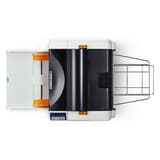Plastifieuse automatique LAMI Revo Office vue de dessus, avec le panneau de commande