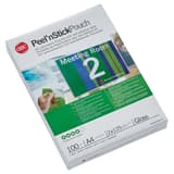 100 pochettes de plastification Peel'nStick A4 125 microns brillantes GBC — Base