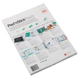 100 pochettes de plastification Peel'nStick A4 125 microns brillantes GBC — Vue de dos