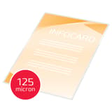 100 pochettes de plastification A7 125 microns brillantes GBC — Exemple 4