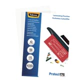 100 pochettes de plastification A3 175 microns brillantes FELLOWES — Vue de droite détails