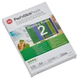 100 pochettes de plastification Peel'nStick  A4 100 microns brillantes GBC — Base