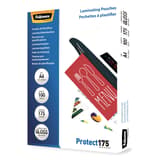 100 pochettes de plastification A4 175 microns brillantes FELLOWES — Base