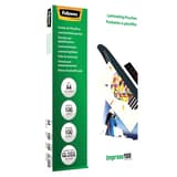 100 pochettes de plastification A4 100 microns brillantes FELLOWES — Vue de droite