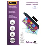 25 pochettes de plastification ImageLast A4 80 microns brillantes FELLOWES — Base