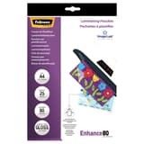 25 pochettes de plastification ImageLast A4 80 microns brillantes FELLOWES — Packaging