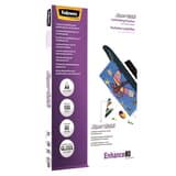 100 pochettes de plastification A4 80 microns brillantes - SuperQuick FELLOWES — Vue de droite