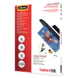 100 pochettes de plastification A4 125 microns brillantes - SuperQuick FELLOWES — Base