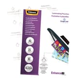 25 pochettes de plastification ImageLast A5 80 microns brillantes FELLOWES — Vue de droite détails