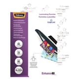 25 pochettes de plastification ImageLast A5 80 microns brillantes FELLOWES — Vue de face détails