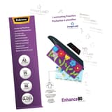 25 pochettes de plastification ImageLast A3 80 microns brillantes FELLOWES — Vue de gauche détails