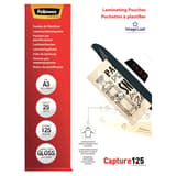 25 pochettes de plastification ImageLast A3 125 microns brillantes FELLOWES — Base