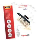 25 pochettes de plastification ImageLast A3 125 microns brillantes FELLOWES — Vue de gauche packaging