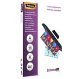 100 pochettes de plastification A4 80 microns mates FELLOWES — Vue de droite