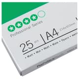 25 pochettes de plastification Peel'nStick A4 75 microns mates GBC — Détails