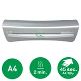 Plastifieuse à pochettes de bureau iLAM Home Office A4 gris LEITZ - La plastifieuse à pochettes Leitz iLAM Home Office A4 : format A4, 2 minutes de chauffe, une feuille A4 en 45 secondes