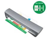 Plastifieuse à pochettes de bureau iLAM Home Office A3 gris LEITZ - La plastifieuse à pochettes Leitz iLAM Home Office A3 et les pochettes A4 High Speed