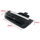 Plastifieuse à pochettes Fusion Plus 7000L A3 GBC — Détails dimensions