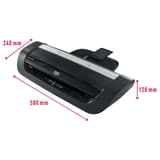 Plastifieuse à pochettes Fusion Plus 6000L A3 GBC — Détails dimensions