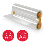 Recharge de film de plastification 125 microns brillant - 306 mm x 34,4 m GBC — Longueur de plastification