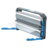 Cartouche rechargeable avec film de plastification 75 microns brillant - 306 mm x 56,4 m GBC — Position dévérouillée avec film