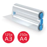 Recharge de film de plastification 75 microns brillant - 306 mm x 56,4 m GBC — Longueur de plastification