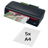 Plastifieuse à pochettes 240 Home Office A4 GBC — Livré avec 5 feuilles a4