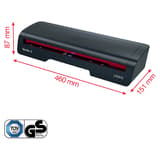 Plastifieuse à pochettes 240HS Home Office A3 GBC — Dimensions