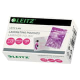 100 pochettes de plastification iLAM 54 x 86 mm 125 microns brillantes LEITZ — Base