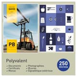 25 pochettes de plastification iLAM A3 250 microns brillantes LEITZ — Exemple