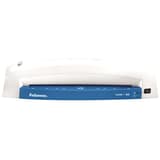 Plastifieuse à pochettes LUNAR+ A3 Bleue FELLOWES - Plastifieuse à pochettes Fellowes Lunar+ A3 de face, voyants et interrupteur à droite