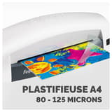 Plastifieuse à pochettes LUNAR A4 FELLOWES — 80-125 microns