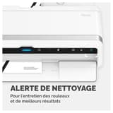 Plastifieuse à pochettes VENUS A3 FELLOWES — Bandeau de commande, voyant d’alerte de nettoyage allumé en bleu