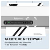 Plastifieuse à pochettes AMARIS A3 FELLOWES — Alerte de nettoyage