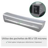 Plastifieuse à pochettes de bureau iLAM Home A3 Blanche LEITZ — 80-125 microns