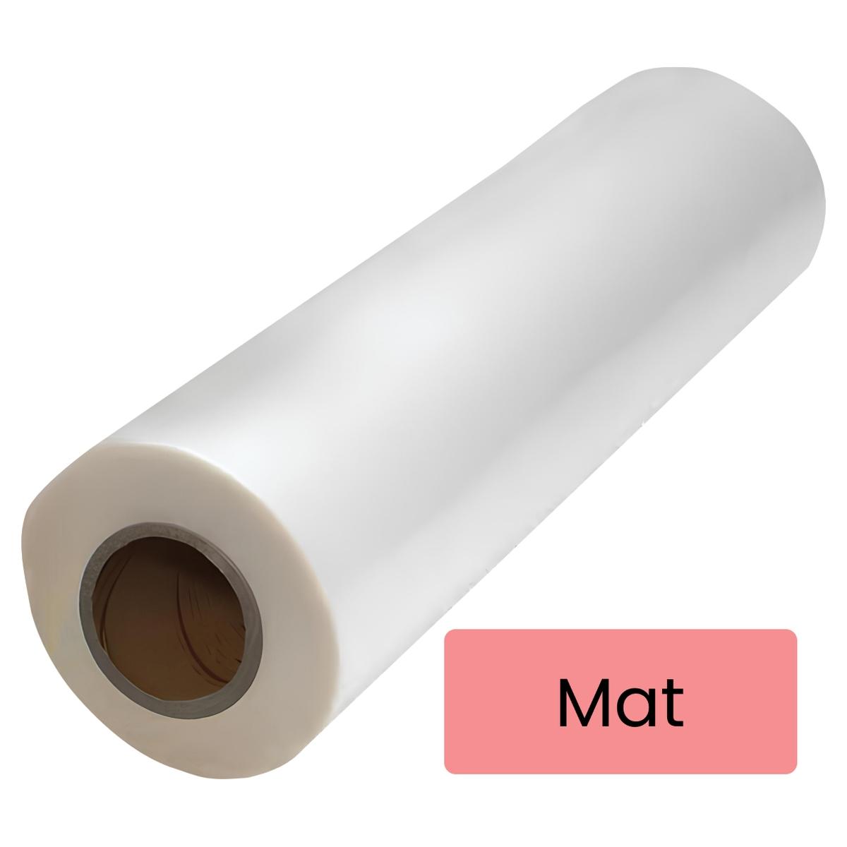 1 rouleau de film de plastification à chaud 1040 mm x 300 m - 32 microns - Ø 76 mm - Mat — Base