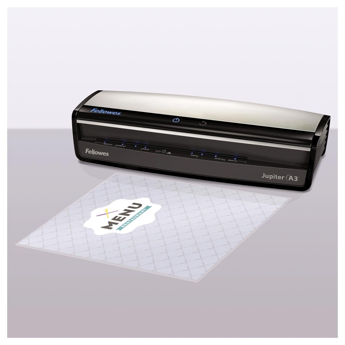 100 pochettes de plastification ImageLast A3 80 microns brillantes FELLOWES — En situation