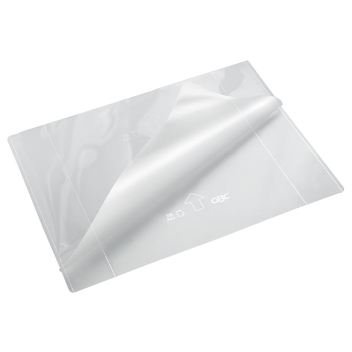 100 pochettes de plastification Highspeed  A4 100 microns brillantes GBC — Détails