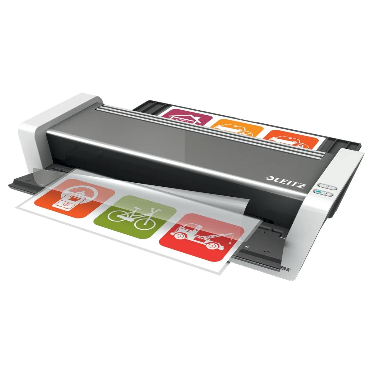Plastifieuse à pochettes de bureau iLAM Touch 2 A3 LEITZ — En fonctionnement