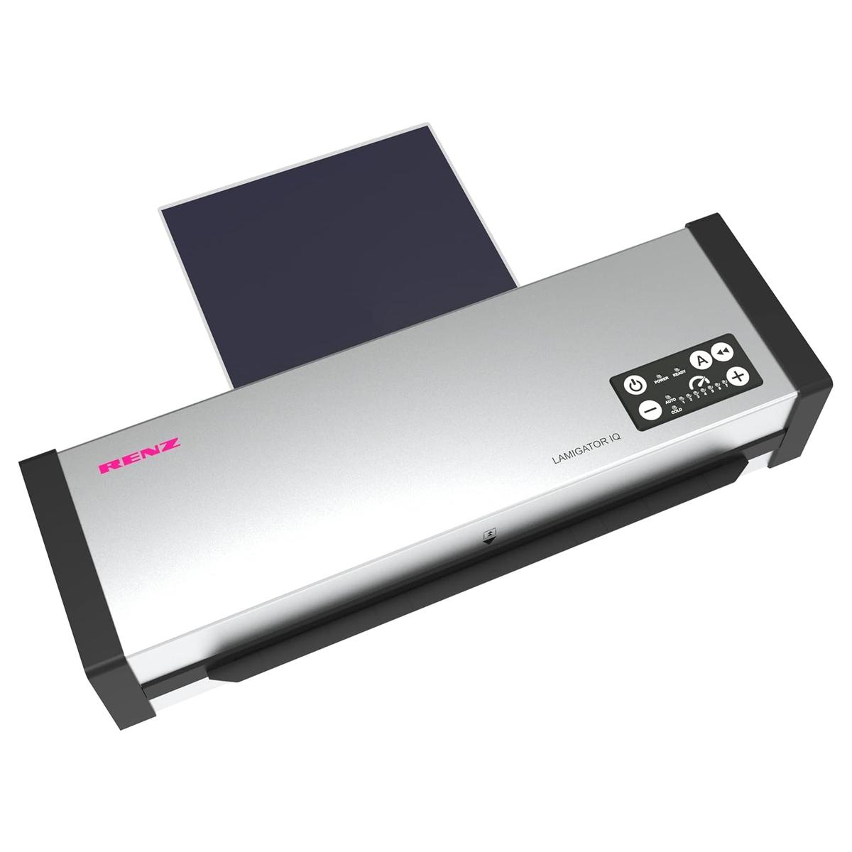 Plastifieuse LAMIGATOR IQ RENZ — Vue de dessus