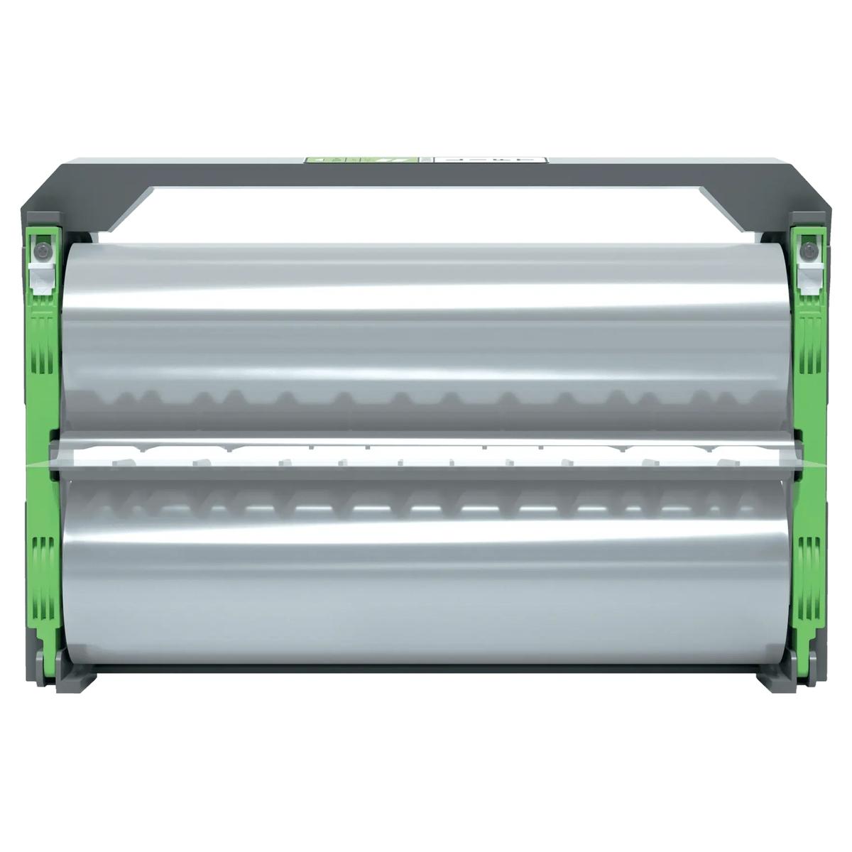 Cartouche rechargeable avec film de plastification 100 microns brillant - 306 mm x 42,4 m GBC — Vue de face