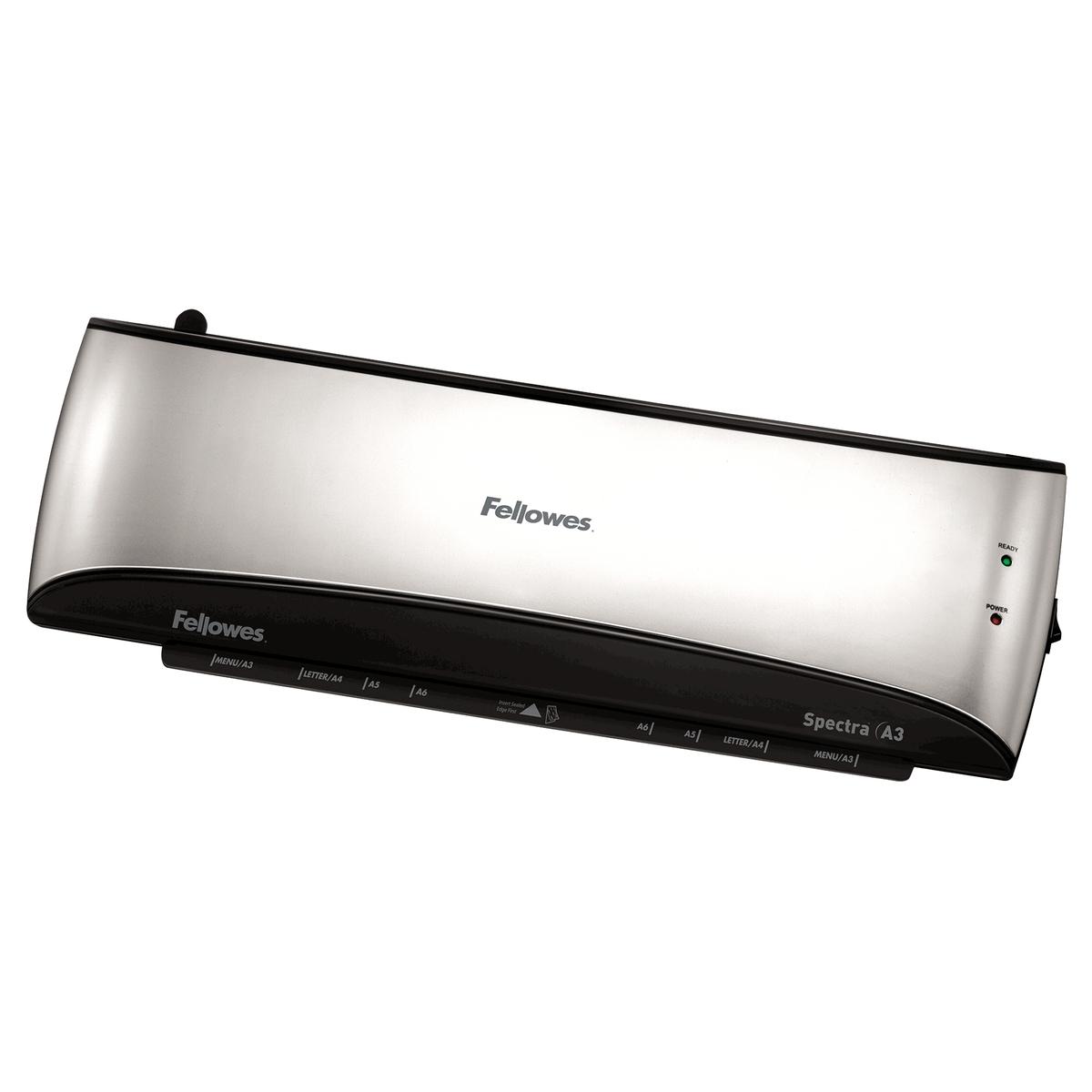 Plastifieuse à pochettes SPECTRA A3 FELLOWES — Vue de dessus