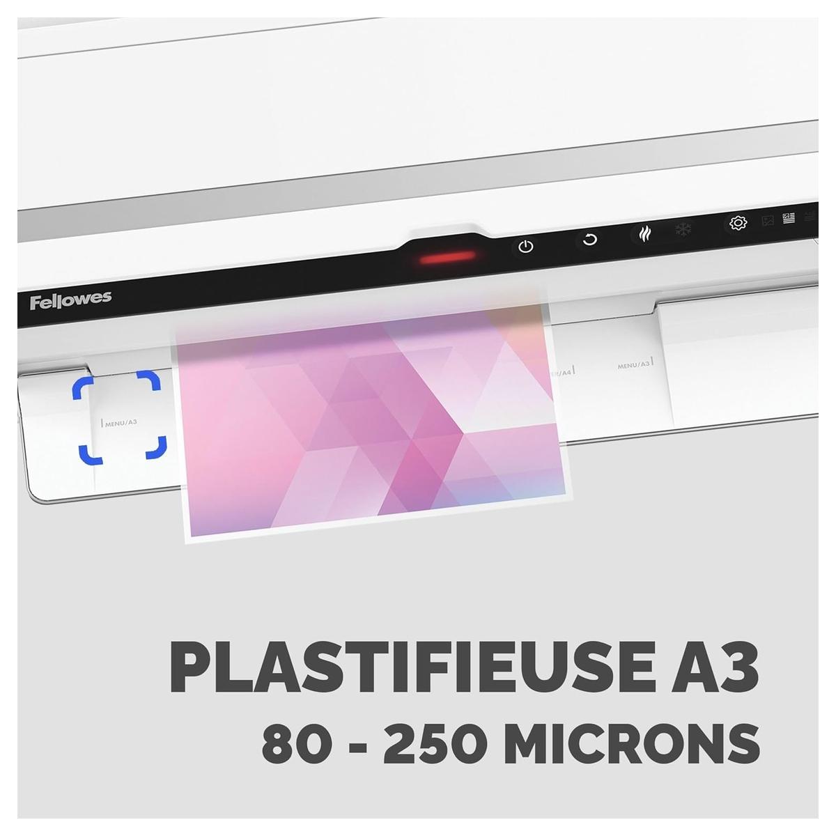 Plastifieuse à pochettes VENUS A3 FELLOWES — 80-250 microns